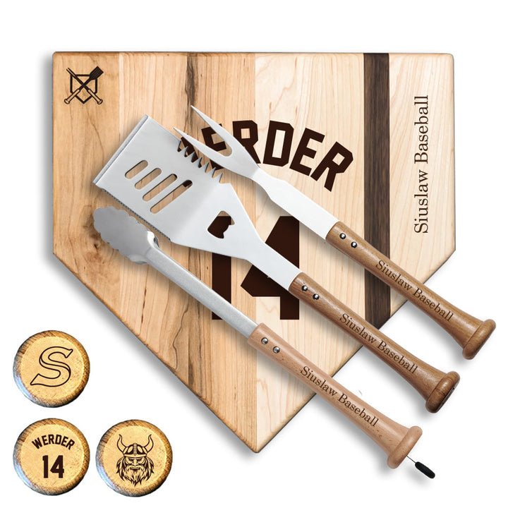 Siuslaw Vikings "SILVER SLUGGER" Combo Set