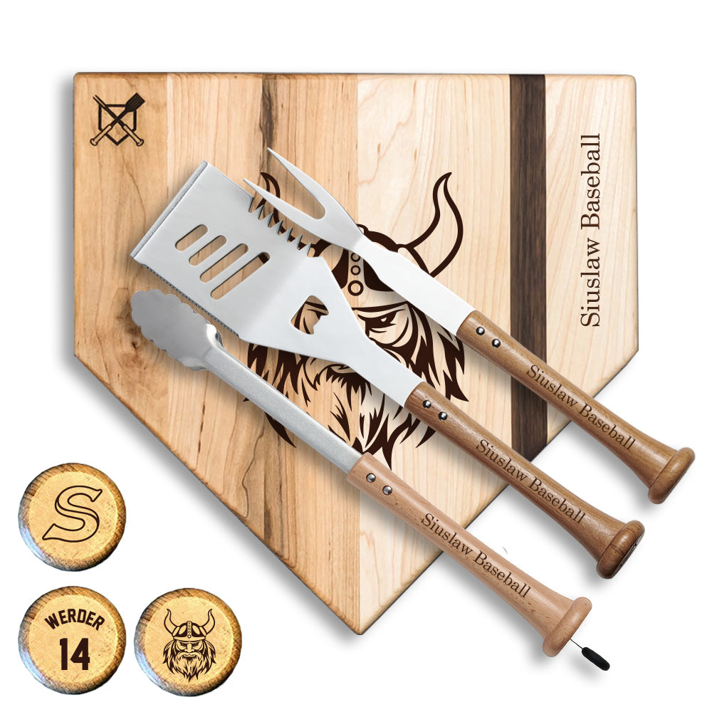 Siuslaw Vikings "SILVER SLUGGER" Combo Set