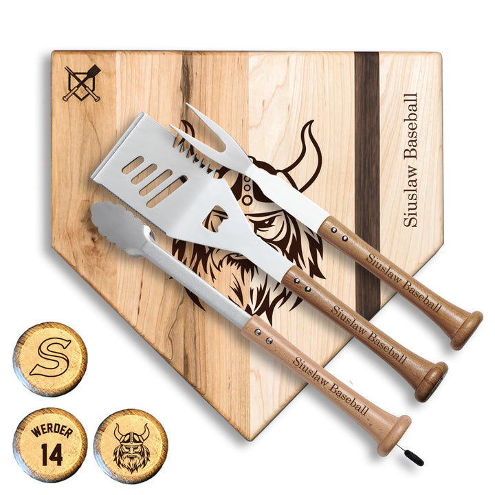 Siuslaw Vikings "SILVER SLUGGER" Combo Set