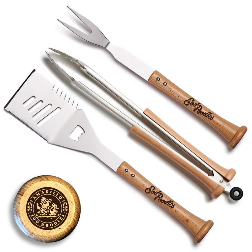 Amarillo Sod Poodles "TRIPLE PLAY" Set