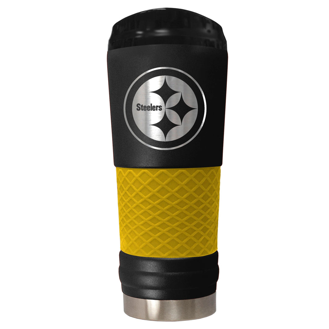 Pittsburgh Steelers "The Draft" 24 oz. Stainless Steel Travel Tumbler