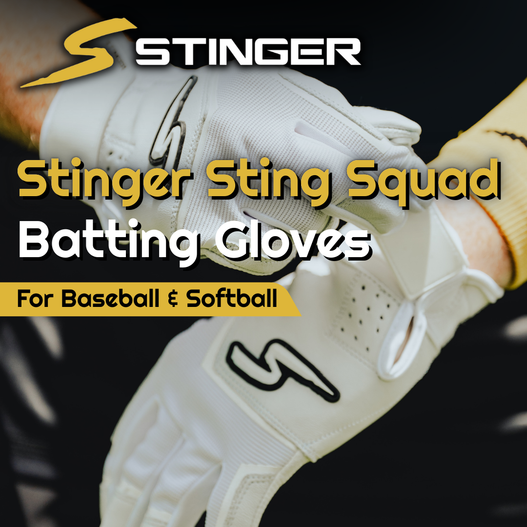Sting Squad Batting Gloves - Black