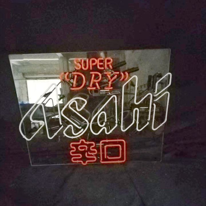 Super Dry Asahi 辛口 Beer Real Neon Sign
