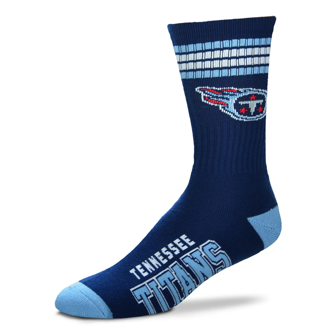 Tennessee Titans Men's 4 Stripe Deuce Socks