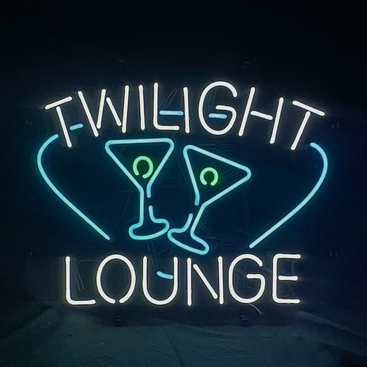 Twilight Lounge Martinis Neon Light Sign