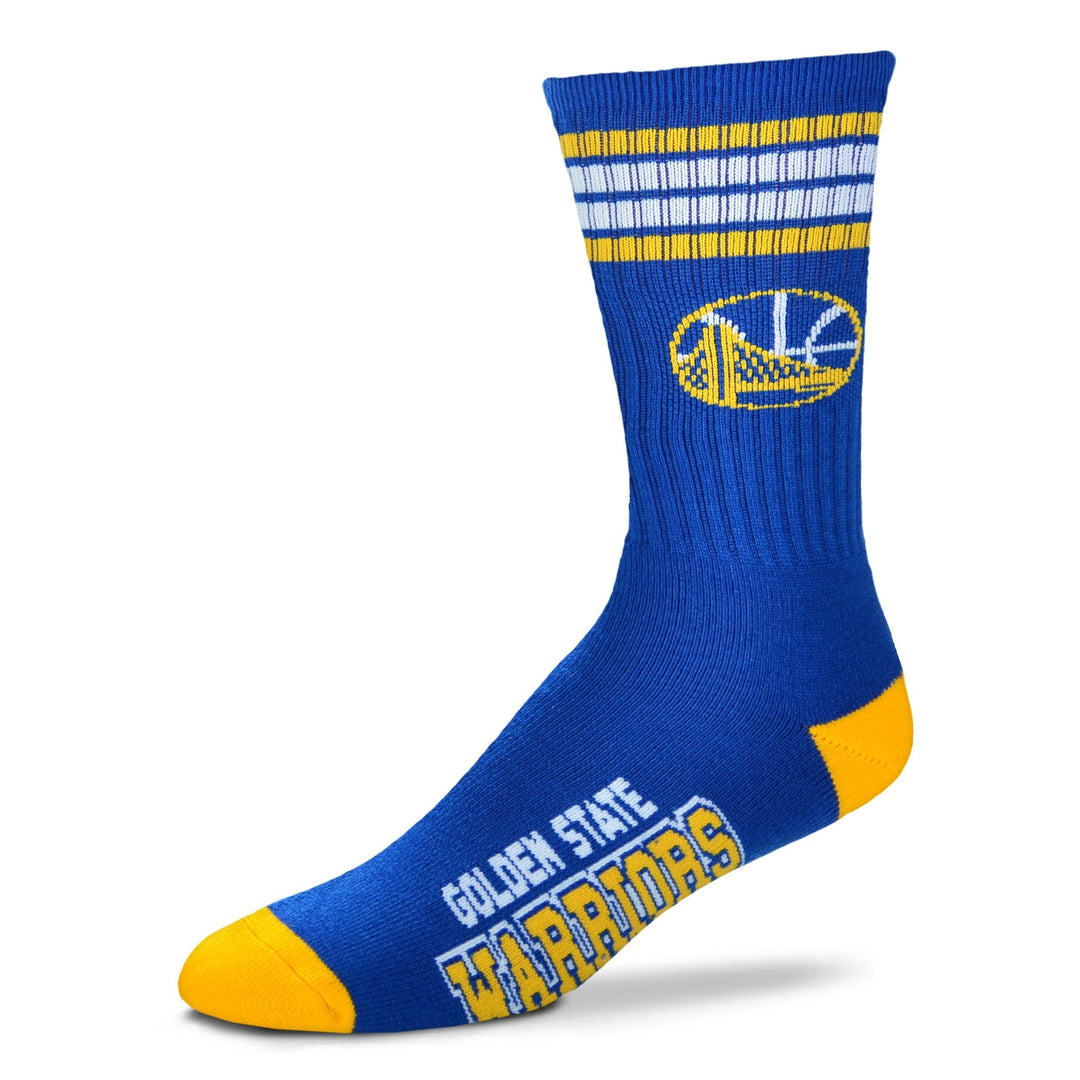 Golden State Warriors Men's 4 Stripe Deuce Socks