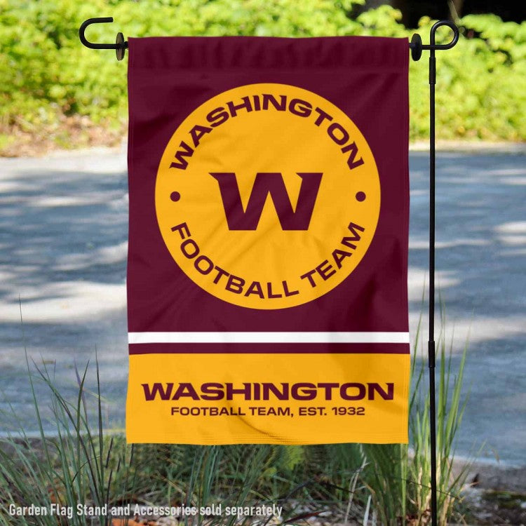 Washington Football Team Slogan Double Sided Garden Flag