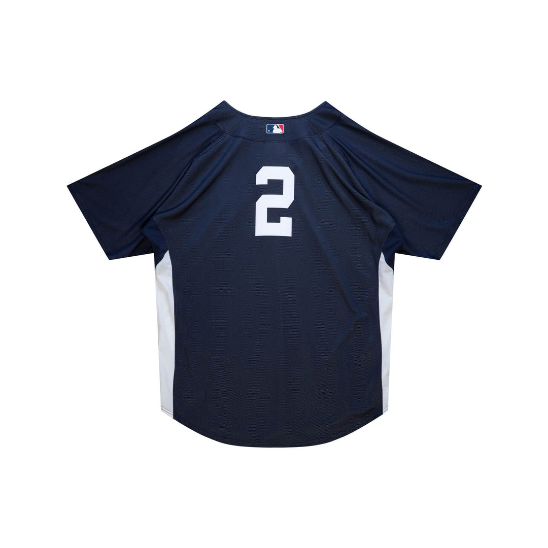 Derek Jeter New York Yankees Mitchell & Ness Navy 2009 Batting Practice Jersey