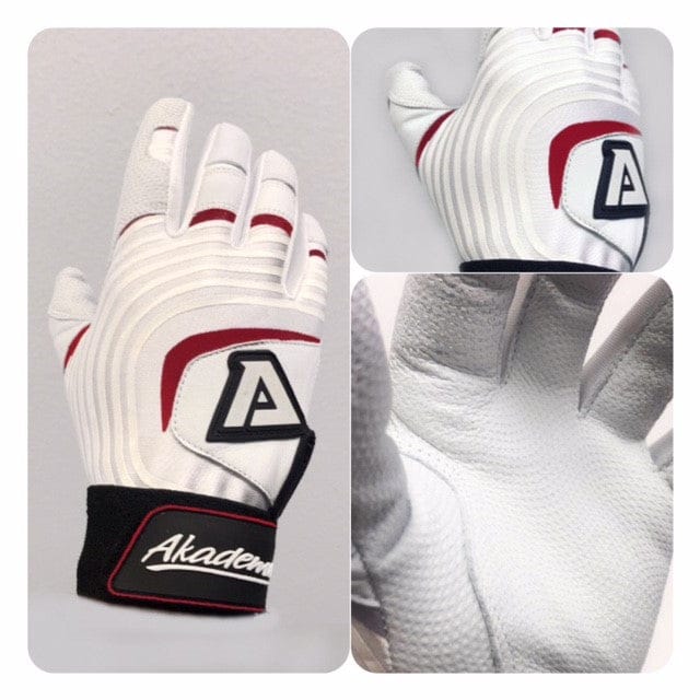 Akadema Batting Glove BGG406(Red)