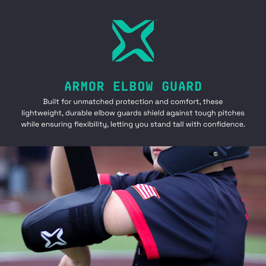 Axe Bat Gear Axe Armor Elbow Guards - Ice Cap White