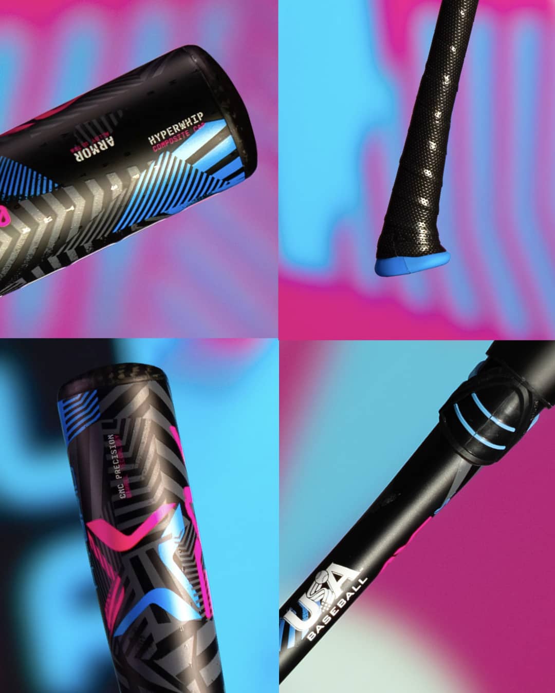 Axe Bat USABAT Axe Avenge Pro 3 Hybrid USA Baseball Bat , -8