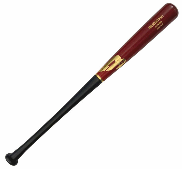 B45 Baseball Baseball & Softball Bats 27" / MATTE BLACK HANDLE / CHERRY BARREL B141 - Pro Select Stock Youth | B45 Baseball