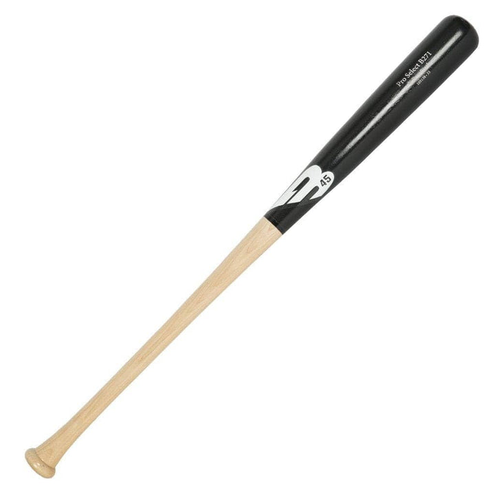 B45 Baseball Baseball & Softball Bats 27" / VARNISHED HANDLE/BLACK BARREL B271 - Pro Select Stock Youth | B45 Baseball
