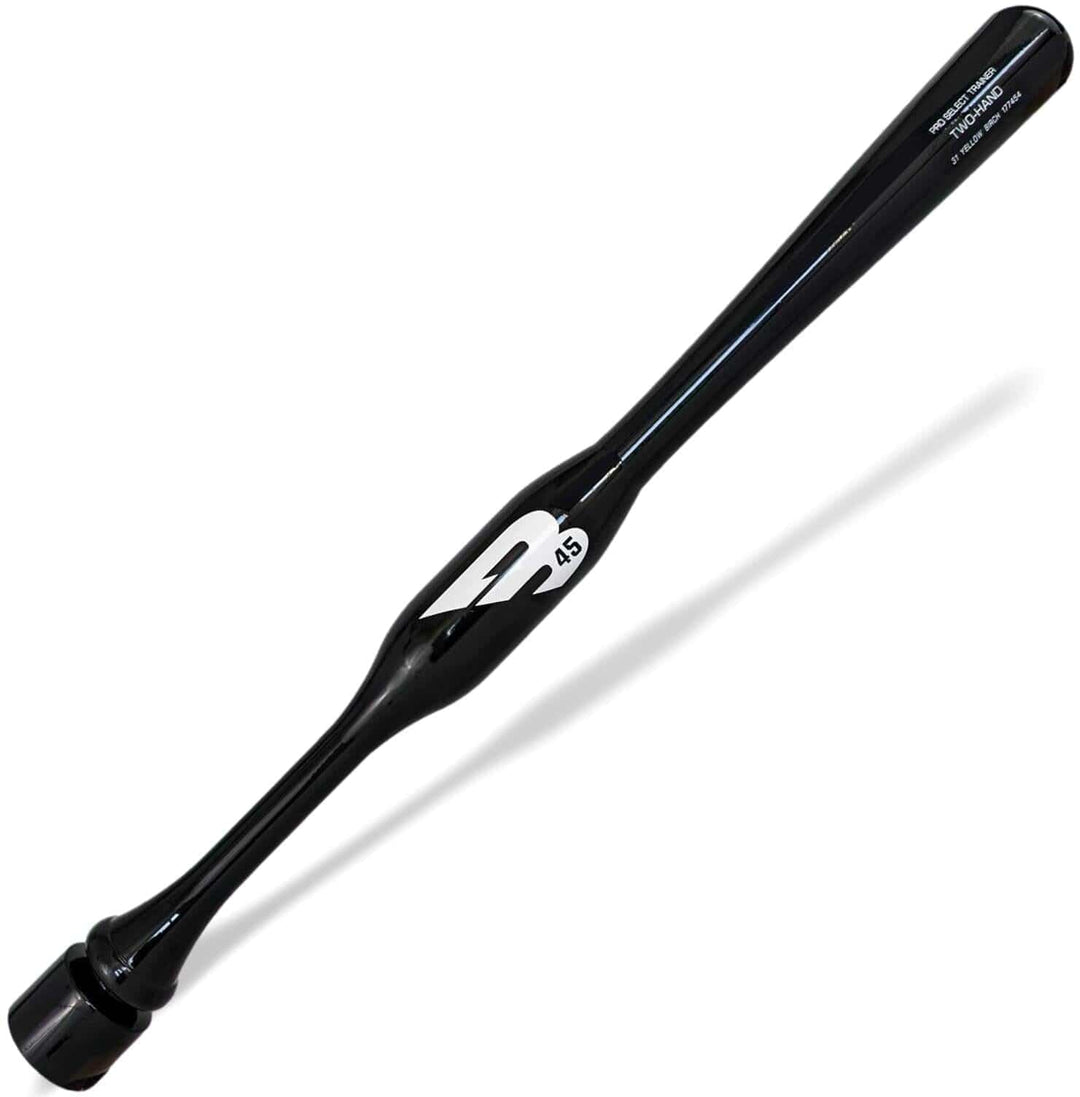 B45 Baseball Baseball & Softball Bats 30" / BLACK Two-Hand Bat | B45 Baseball