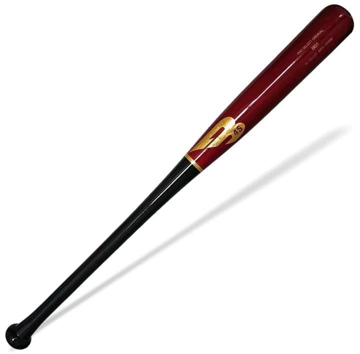 B45 Baseball Baseball & Softball Bats 31" / BLACK HANDLE/CHERRY BARREL B61 - Pro Select Stock | B45 Baseball