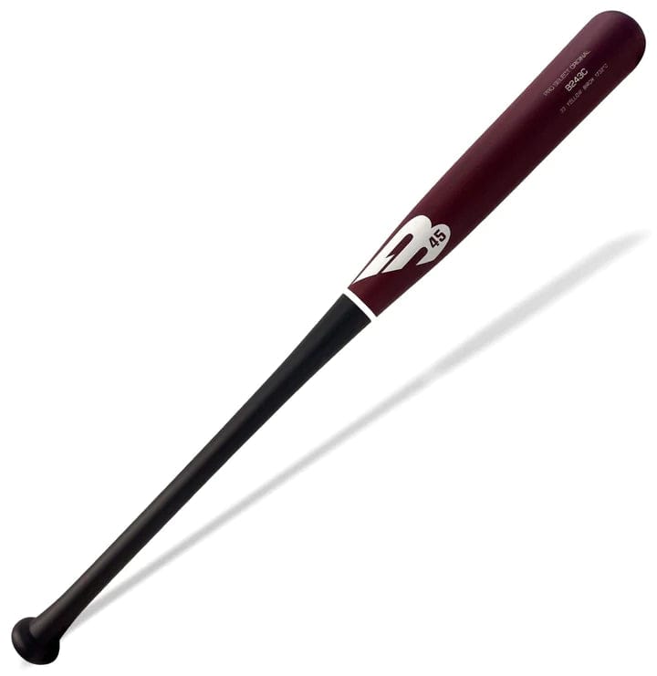 B45 Baseball Baseball & Softball Bats 31" / MATTE BLACK HANDLE / MATTE CHERRY BARREL B243C - Pro Select Stock | B45 Baseball