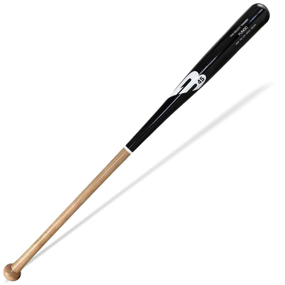 B45 Baseball Baseball & Softball Bats 35" / VARNISHED HANDLE/BLACK BARREL Fungo Bat | B45 Baseball