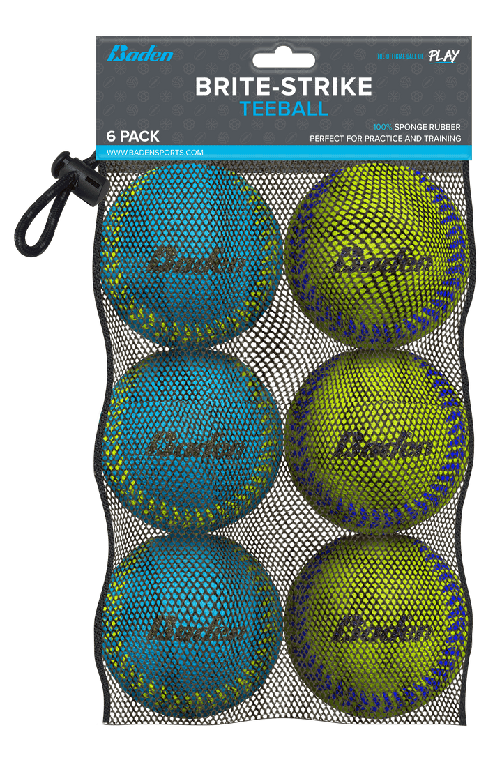 Baden Sports 6 Pack Brite Strike Baseball 6 Pack