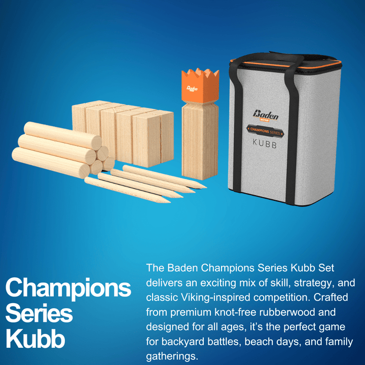 Baden Sports Backyard Game Champions Series Kubb(Viking chess)