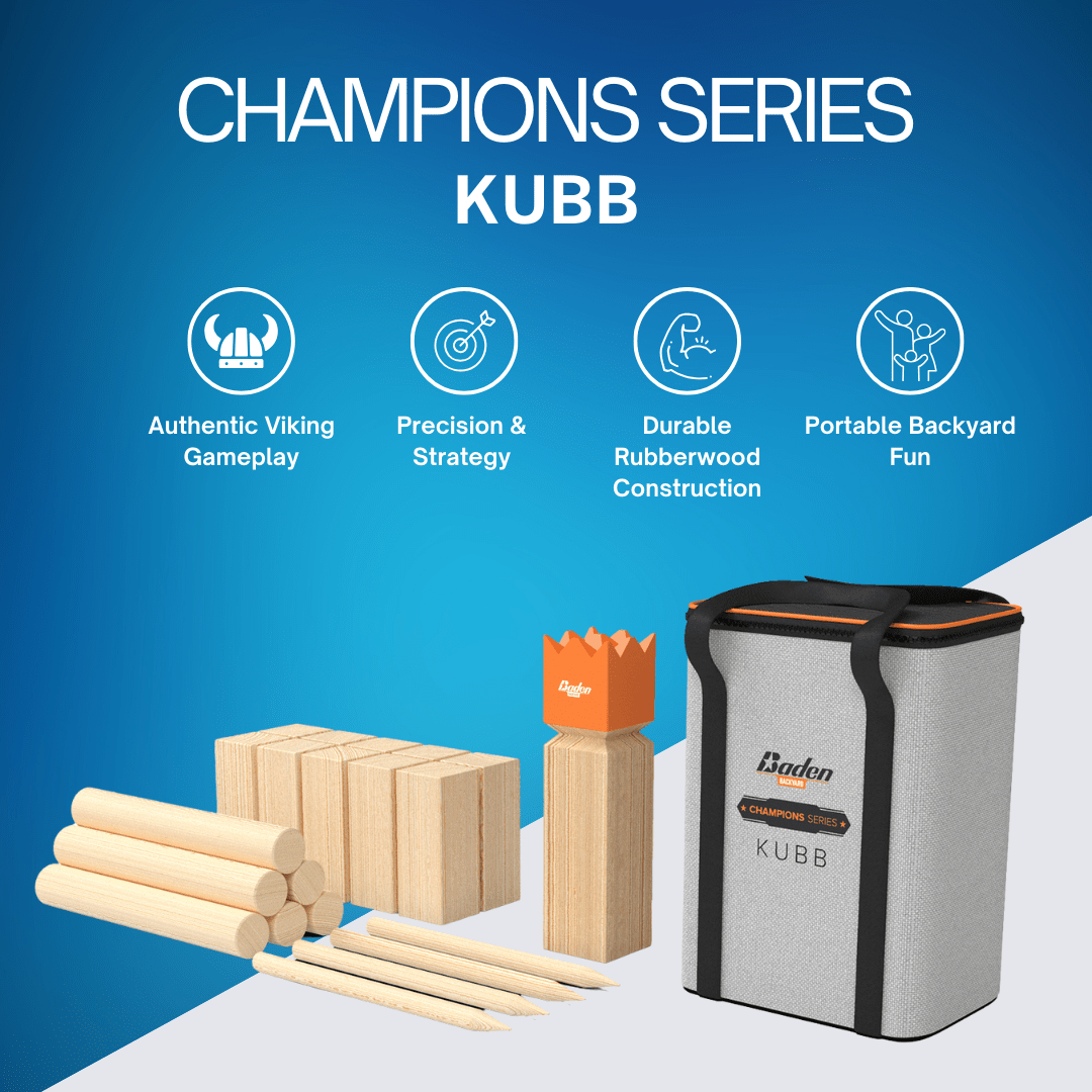 Baden Sports Backyard Game Champions Series Kubb(Viking chess)