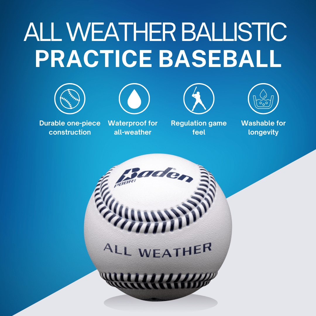 Baden Sports Baseball All Weather Ballistic Practice Baseball