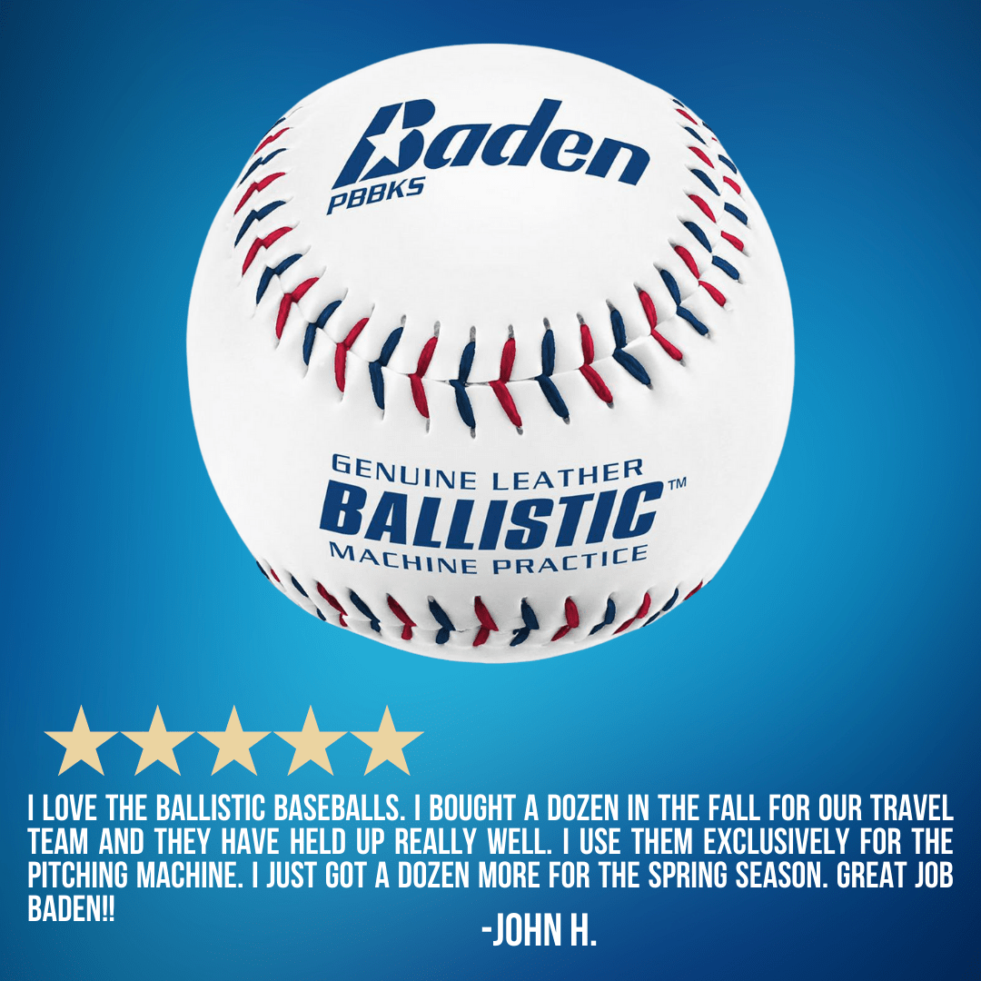 Baden Sports Baseball Ballistic Baseballs - 1 dozen