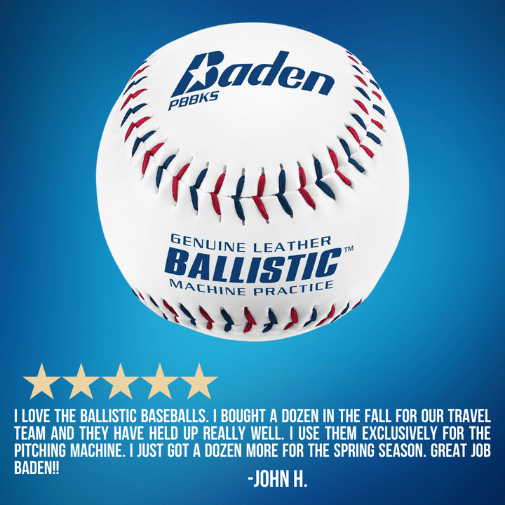 Baden Sports Baseball Ballistic Baseballs - 1 dozen