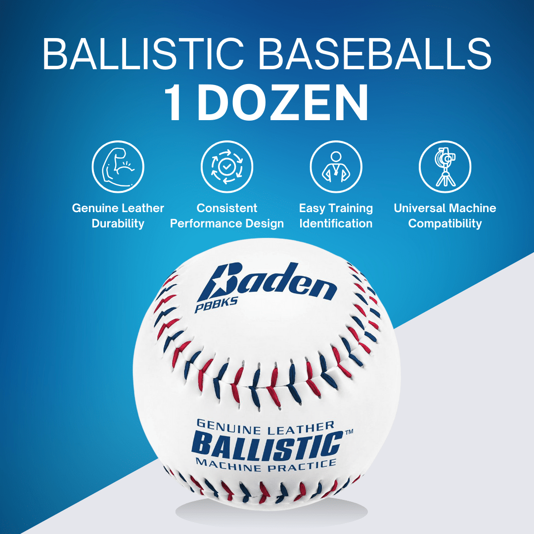 Baden Sports Baseball Ballistic Baseballs - 1 dozen