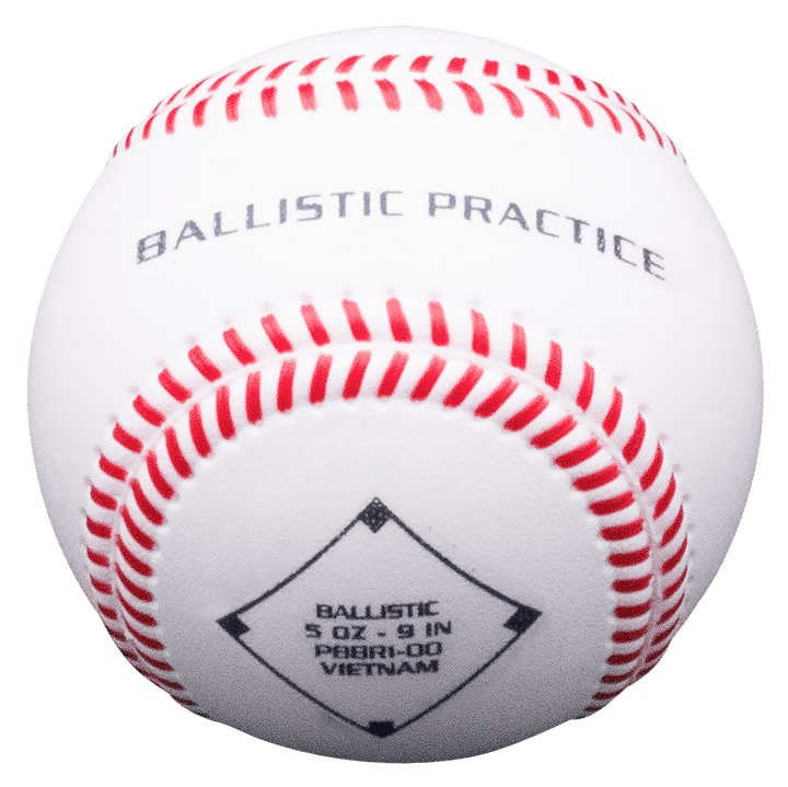 Baden Sports Baseball Ballistic Machine Pitch & Batting Practice Training Baseball