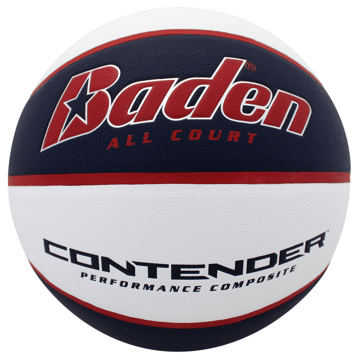 Baden Sports Basketball Intermediate 28.5" / Navy/Red/White Contender Basketball