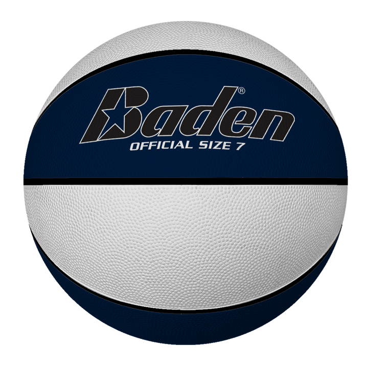Baden Sports Basketball Intermediate 28.5" / Navy/White Rubber Basketball