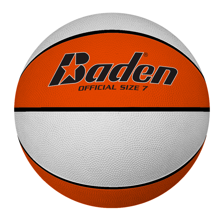 Baden Sports Basketball Junior 27.5" / Orange/White Rubber Basketball