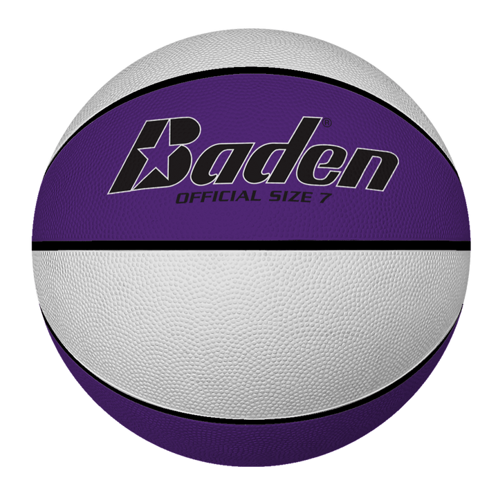 Baden Sports Basketball Junior 27.5" / Purple/White Rubber Basketball