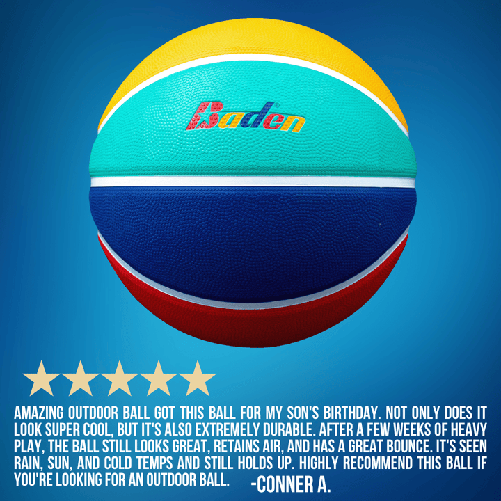 Baden Sports Basketball Legend Court Canvas Outdoor Game Rubber Basketball