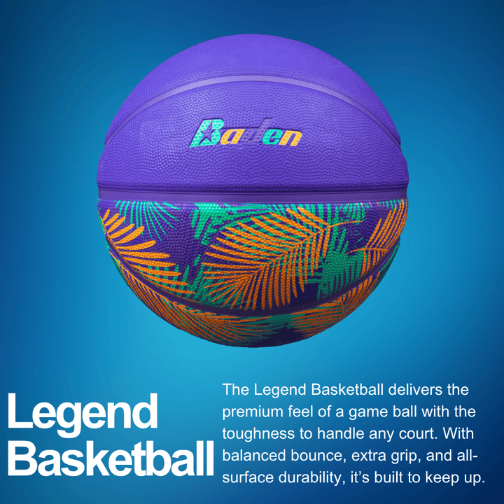 Baden Sports Basketball Legend Lifestyle Outdoor Game Rubber Basketball