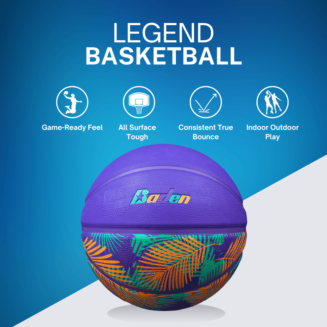 Baden Sports Basketball Legend Lifestyle Outdoor Game Rubber Basketball
