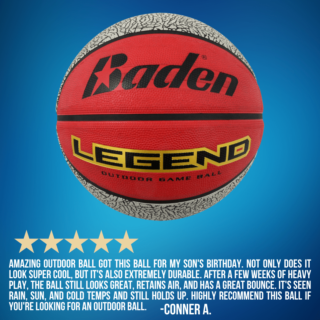 Baden Sports Basketball Legend Outdoor Game Rubber Basketball