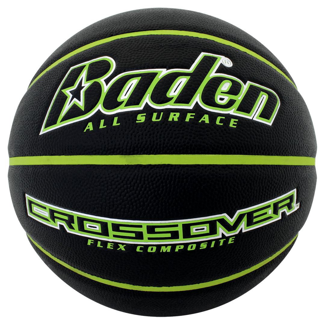 Baden Sports Basketball Official 29.5" / Black/Green Crossover Basketball