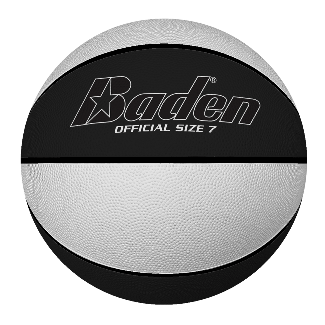 Baden Sports Basketball Official 29.5" / Black/White Rubber Basketball