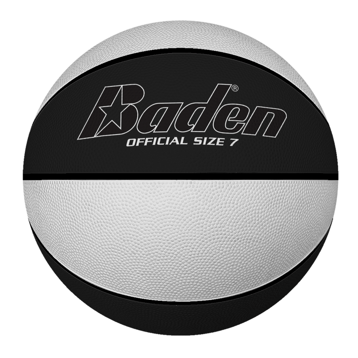 Baden Sports Basketball Official 29.5" / Black/White Rubber Basketball