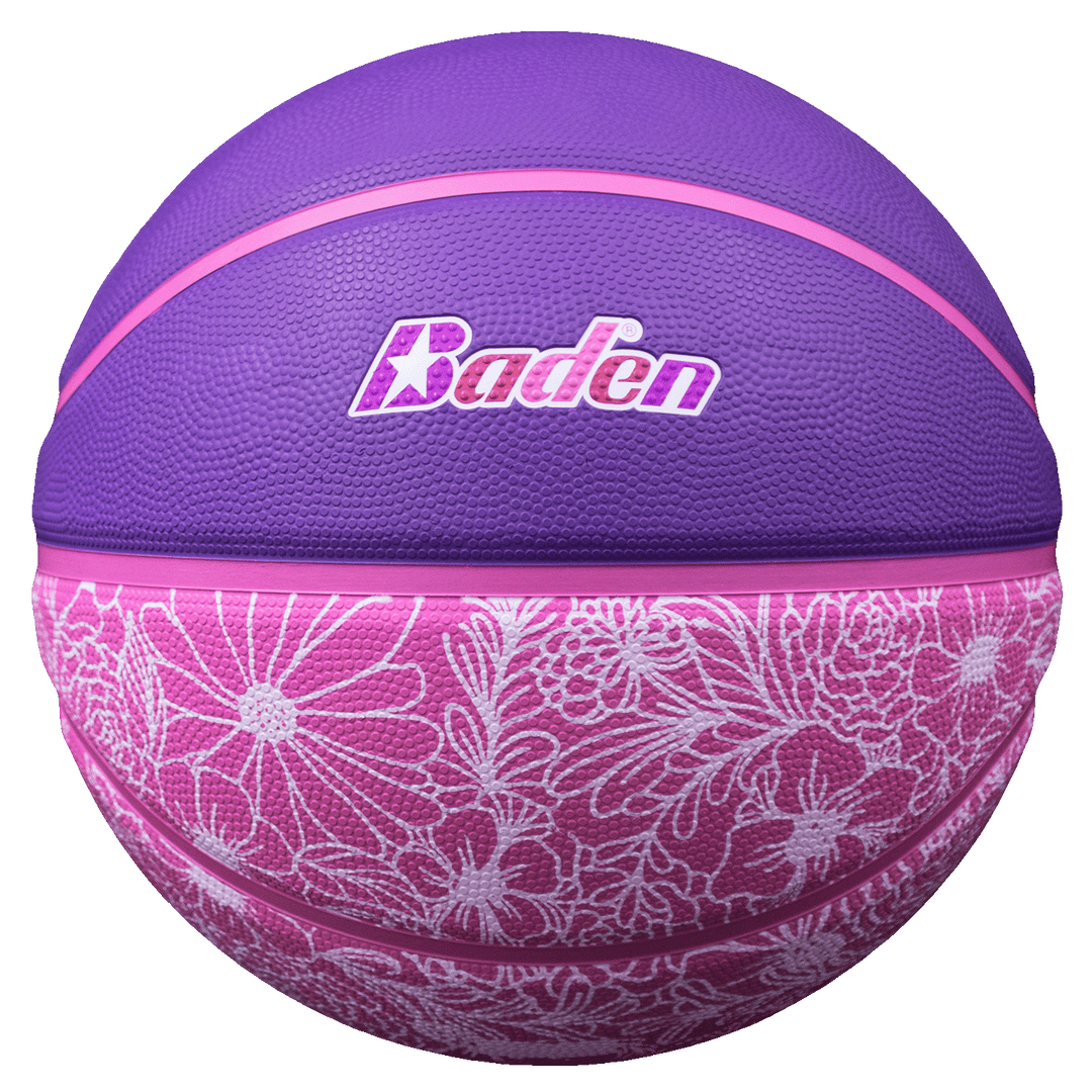 Baden Sports Basketball Official 29.5" / Bloomin' Baller Legend Lifestyle Outdoor Game Rubber Basketball
