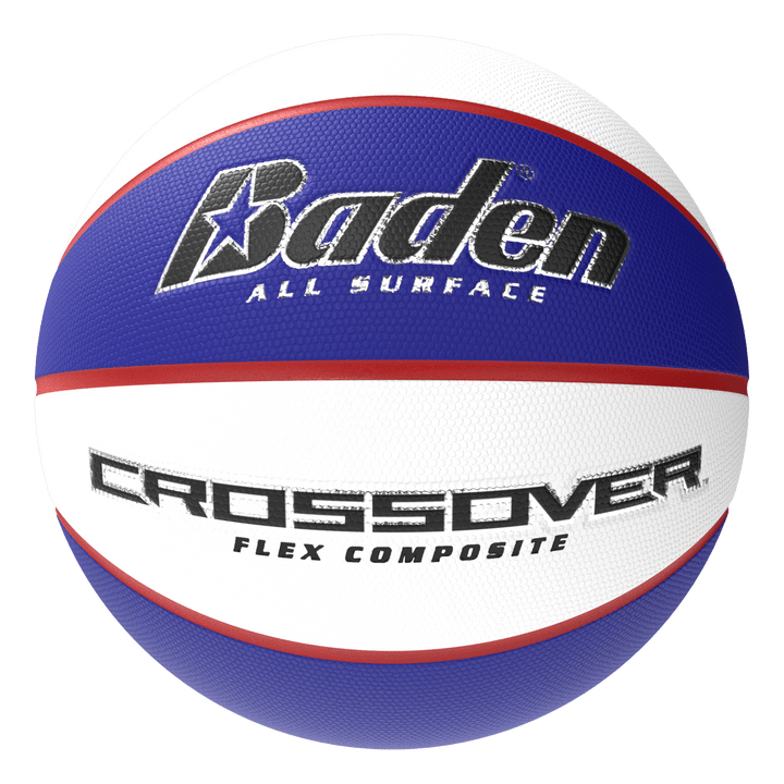 Baden Sports Basketball Official 29.5" / Blue/White/Red Crossover Basketball