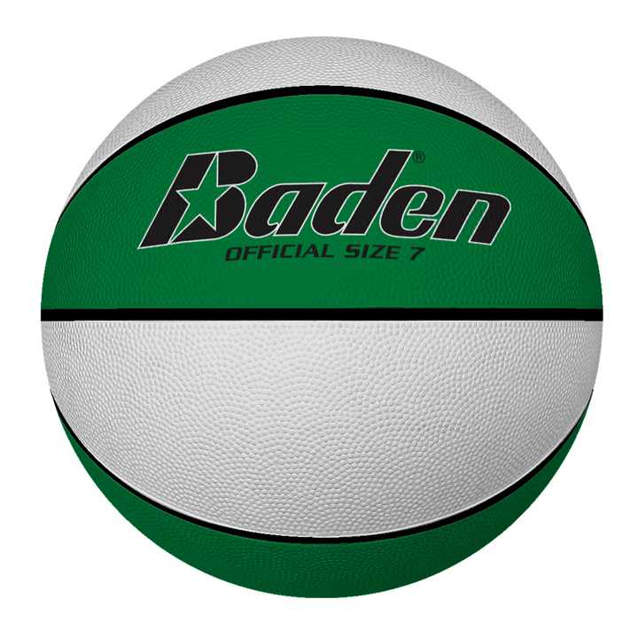 Baden Sports Basketball Official 29.5" / Green/White Rubber Basketball