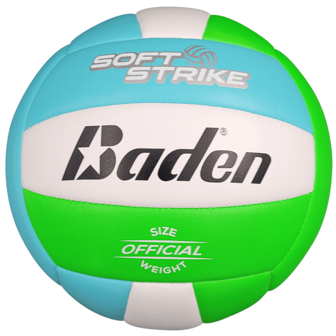 Baden Sports Blue/Green/White Soft Strike Volleyballs