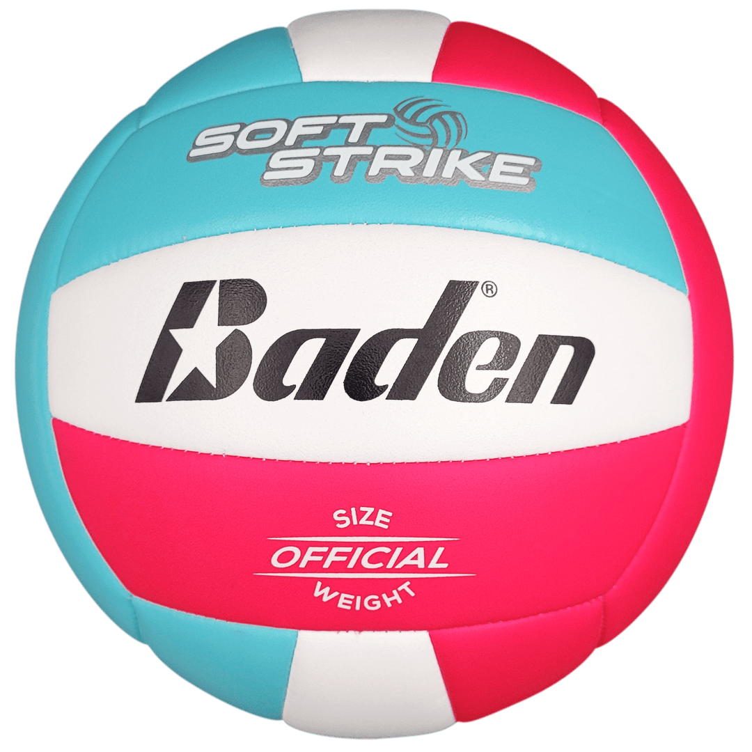 Baden Sports Blue/Pink/White Soft Strike Volleyballs