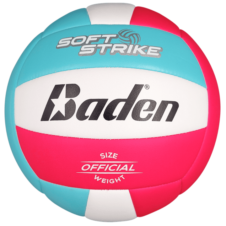 Baden Sports Blue/Pink/White Soft Strike Volleyballs
