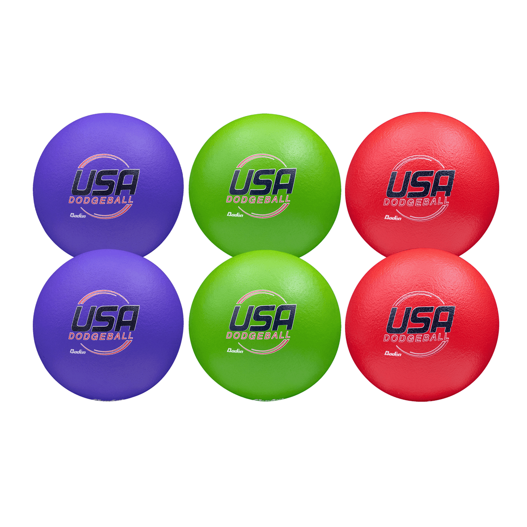 Baden Sports blue-red-green / 6 Foam 7" Dodgeball