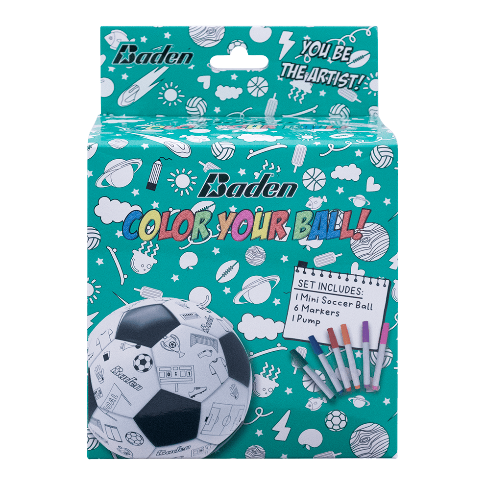 Baden Sports Color Your Own MINI SOCCER Ball