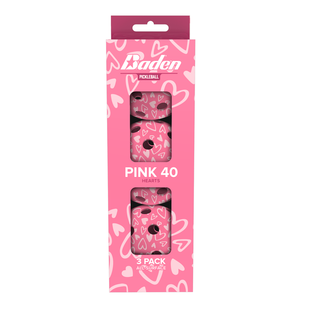 Baden Sports Dink Pink 40 Pickleball 3-Pack