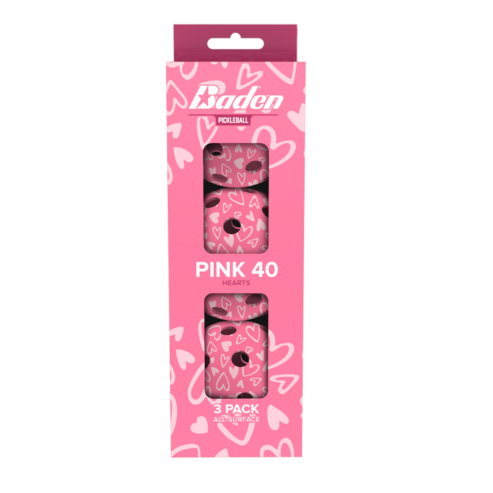 Baden Sports Dink Pink 40 Pickleball 3-Pack